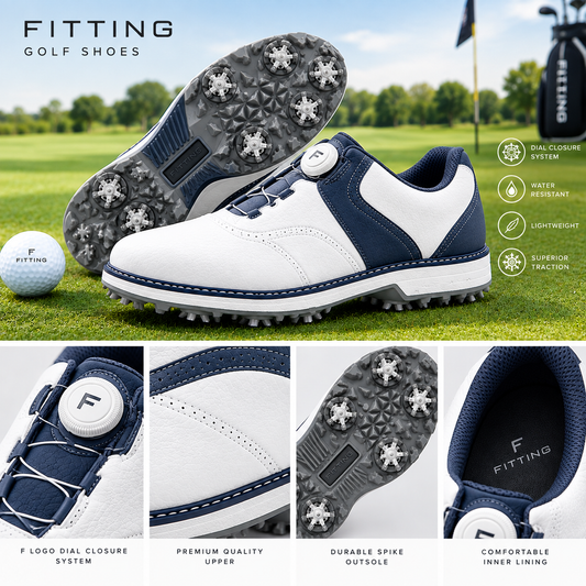New Arrivals 2026 FITTING Golf Shoes for Men Premium – Lightweight, Comfortable & Waterproof Golf Footwear with Superior Grip
