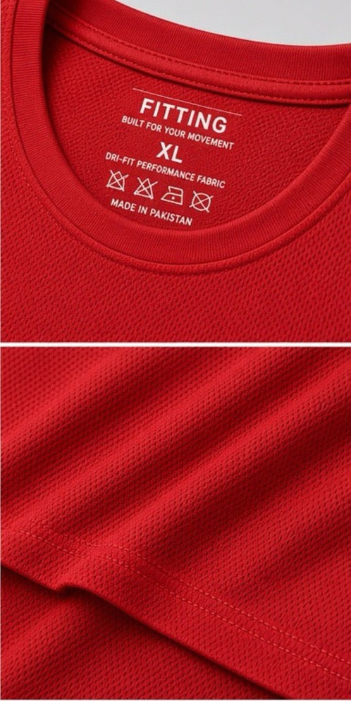 Men’s Basic DRIFIT T-Shirt – Moisture Wicking, Breathable & Quick Dry Sports T-Shirt – 5 Colours