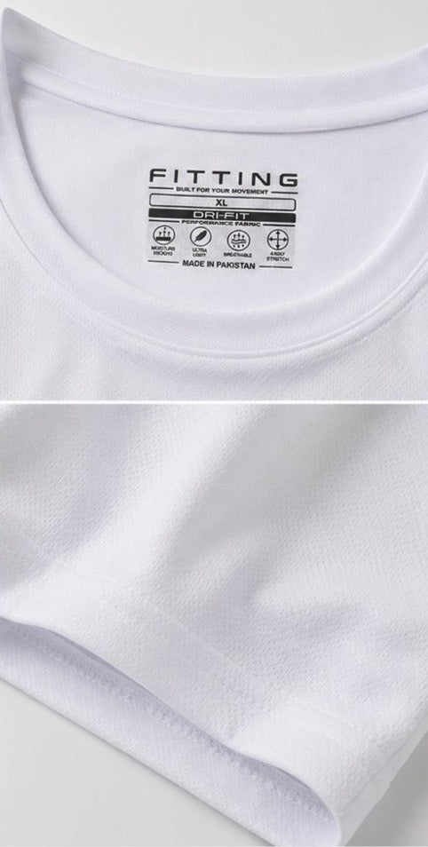 Men’s Basic DRIFIT T-Shirt – Moisture Wicking, Breathable & Quick Dry Sports T-Shirt – 5 Colours