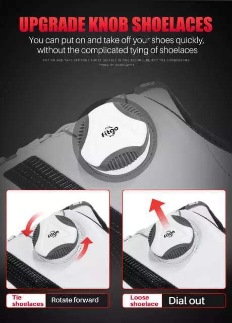 Golf Shoes for Men Premium – Lightweight, Comfortable & Waterproof Golf Footwear with Superior Grip