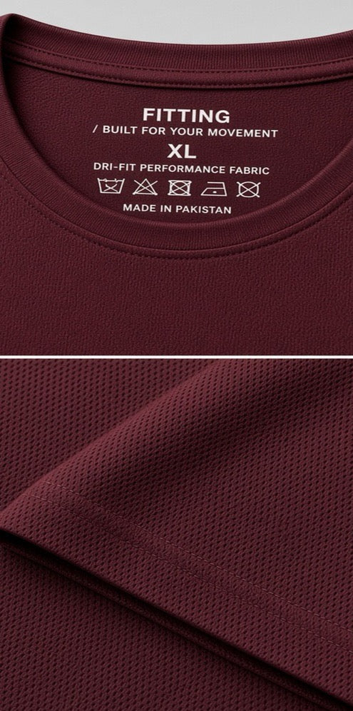 Men’s Basic DRIFIT T-Shirt – Moisture Wicking, Breathable & Quick Dry Sports T-Shirt – 5 Colours