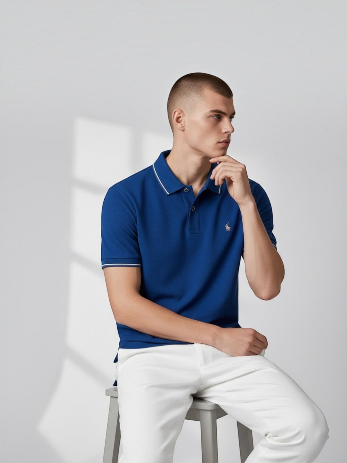 Premium Short Sleeve Polo Shirt Mens