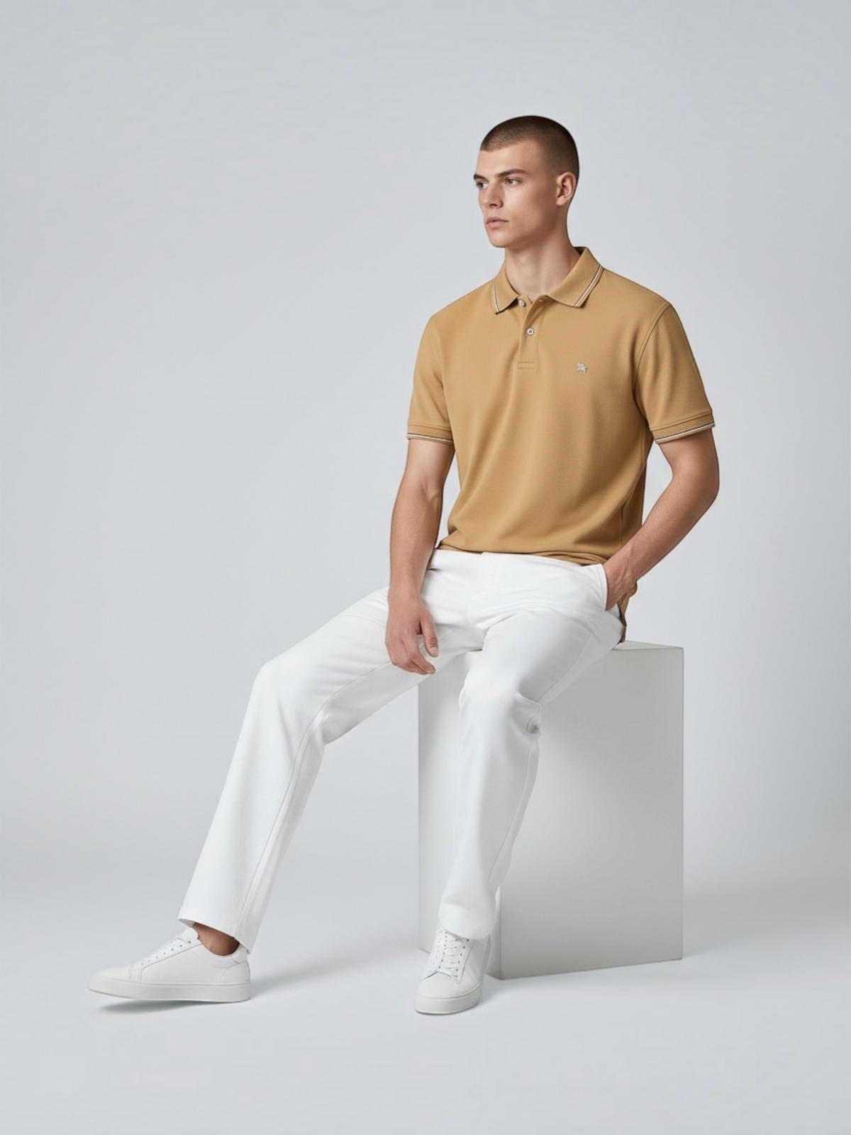 Premium Short Sleeve Polo Shirt Mens