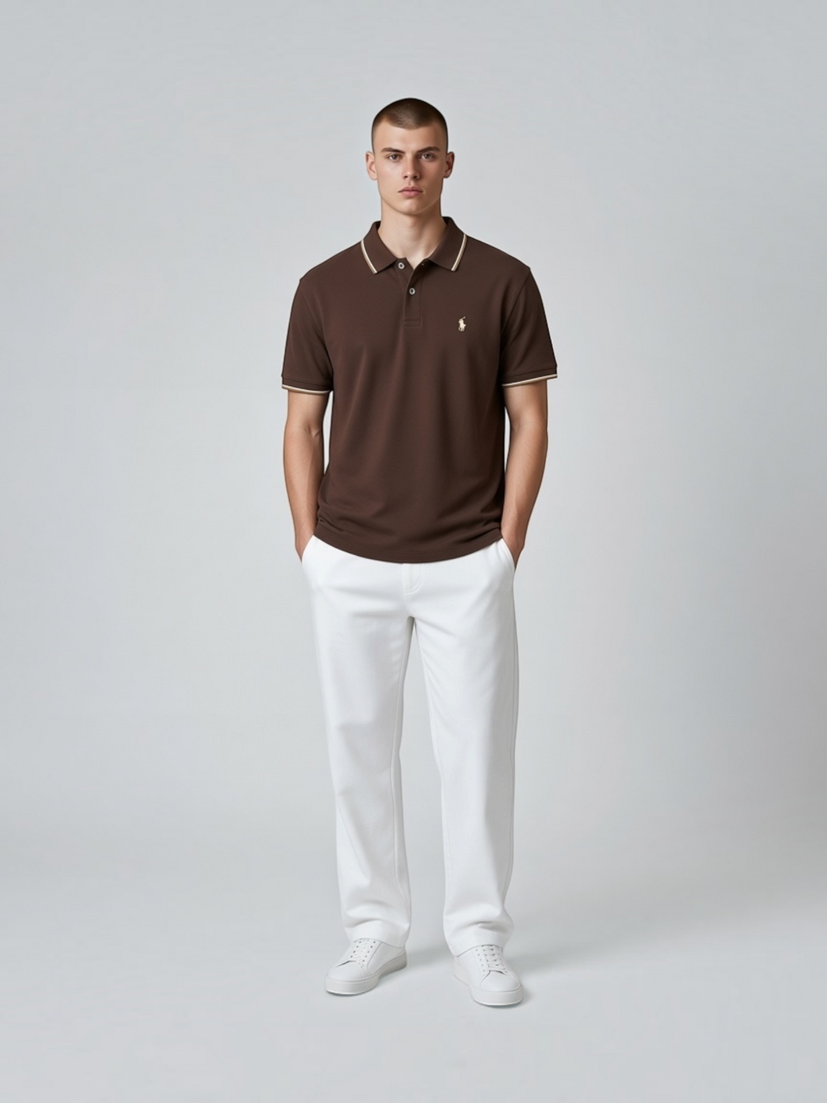 Premium Short Sleeve Polo Shirt Mens