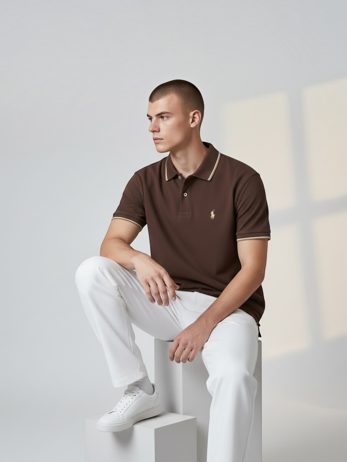 Premium Short Sleeve Polo Shirt Mens